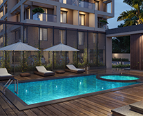 Urban Skyline Amenities-Swimming pool for adults and kids