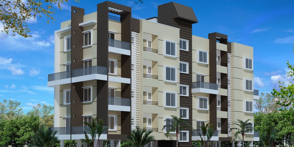 1 & 2 BHK Apartments, Wakad - Aroma - Urban Space Creators - Elevation