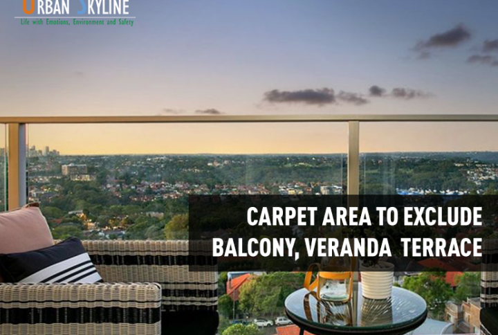 Carpet area to exclude balcony, veranda terrace -Urban Skyline - Blog