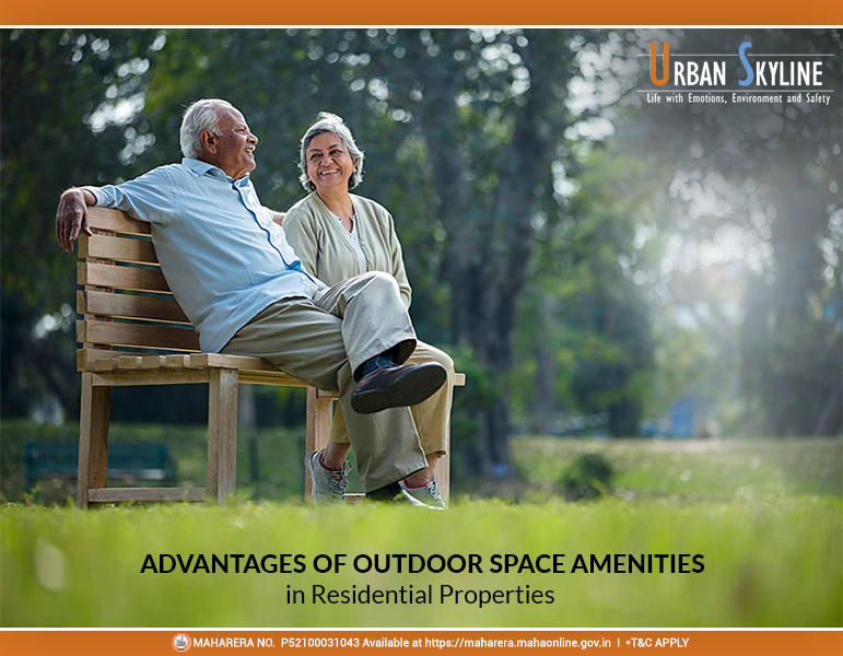 Advantages of outdoor space amenities in residential properties Finding a dream home that meets your needs can be a tiresome job. So, when we find a home that addresses our needs, we get eager to book the flat, immediately ignoring the minute details. Then, in a hurry, we sometimes buy a compact house in a closed space that might affect our physical and mental health in the long run. Keeping in mind today's housing trends, Urban Space Creators has focused on developing residential projects that are open to the sky and is not surrounded by other buildings. Urban Space Creators is a renowned real estate brand of PCMC, Pune, known for developing properties benchmarking quality constructions. Its recent launch, Urban Skyline phase 2 in Ravet, offers an unobstructed view of the city skyline and open spaces for the residents to lead a healthy and active social life. Open space in Urban Skyline phase 2 Open spaces make the surroundings appealing and attractive. A landscaped garden or a wetland enhances the beauty and gives a sense of security to the residents. In Urban Skyline phase 2, open space is interspersed with landscaped gardens, plantations, walking trails, and wetlands. A built-in park in the open area encourages the kids to play outdoor under the shady trees. They can ride a bicycle or play with their friends and have fun. The open-air gym allows fitness enthusiast to practice their daily workouts in the open air. Senior citizen parks and seat-out areas temple enable elder residents to maintain their active social life, mingle, and interact with their neighbors. Ample oxygen-enriching plantations improve the air quality and enhance the aesthetic appeal of the open space. 2,3,4,5 and 6 BHK apartments in Urban Skyline phase 2 The project offers 2,3,4,5, and 6 BHK endowed with thoughtful amenities and features that improve the quality of living. Each home is Alexa enabled and facilitated with equipment like water purifiers and solar heaters. The security system in the project is excellent and prevents untoward mishaps. . Each home has a video door display. Common areas feature motion censored lights and are backed by 24 hours power backups. The building is earthquake -resistant and specifications are from well-known brands. Amenities and conveniences Urban Skyline phase 2 offers the highest quality innovation and state-of-the-art amenities for those dreaming of living in the tallest tower of Pune. The residential units in the project provide innovative design layouts, luxury finishes, first-class health amenities, medical facilities, eco-friendly features, and fire-safety features. It provides facilities for residents' vehicles like a car charging station in the parking area, car washing area, and air pump station. Smart features are not only available in common areas but also inside the home. Home automation in the living room, fire alarm system, and smoke detectors. The project is strategically located in Ravet, with essential facilities available. The property is close to civic amenities and is well connected by major transit points. If you are looking for 3 BHK in Ravet, visit Urban Skyline phase 2, offering innovatively designed 3 BHK homes for a modern lifestyle.
