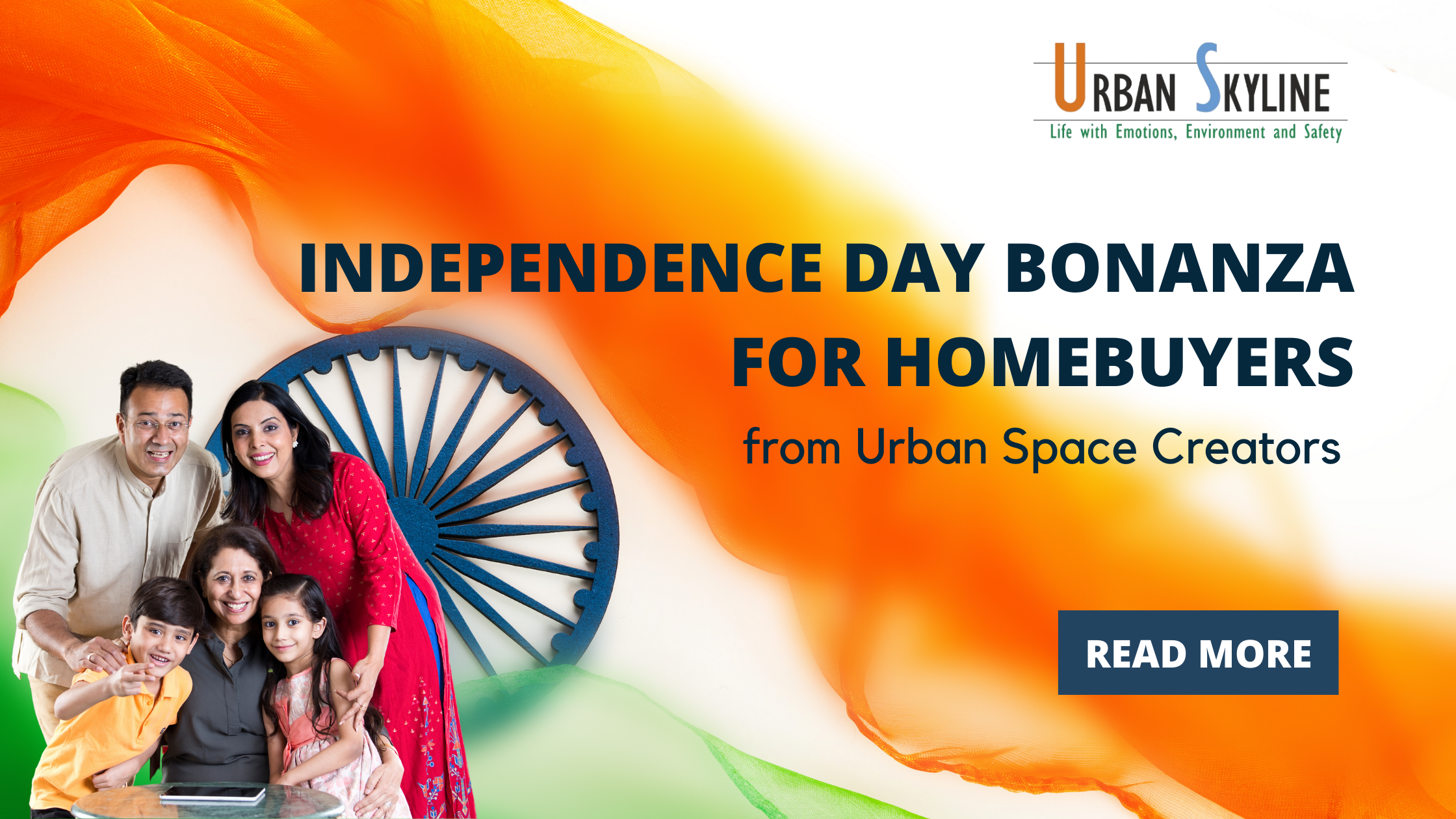 Independence Day bonanza for homebuyers from Urban Space Creators