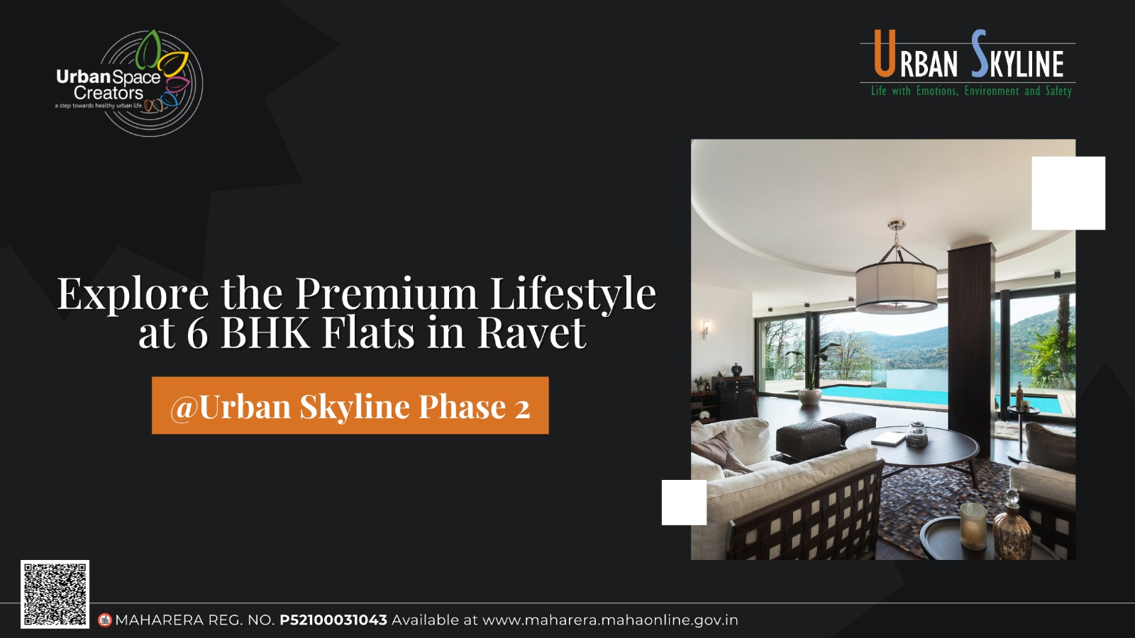 Explore the Premium Lifestyle at 6 BHK Flats in Ravet at Urban Skyline Phase 2