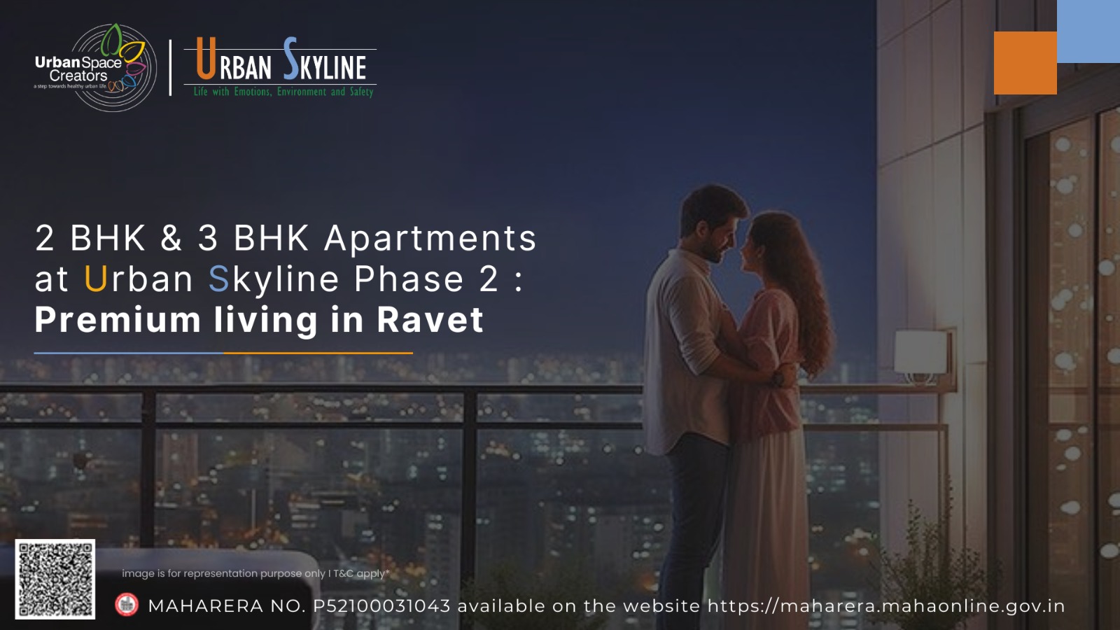 2 BHK & 3 BHK Apartments at Urban Skyline Phase 2 : Premium living in Ravet