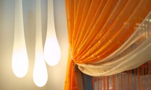 Drapes and Fabric decorations Ideas for Ganesh Chaturthi at Urban Skyline Phase 2