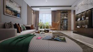 Living Room at Urban Skyline Phase 2