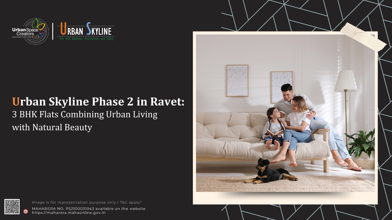 Urban Skyline Phase 2 in Ravet: 3 BHK Flats Combining Urban Living with Natural Beauty