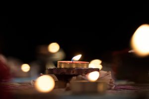 Celebrate Diwali with simple and elegant decor using warm lighting at Urban Skyline Phase 2 in Ravet.